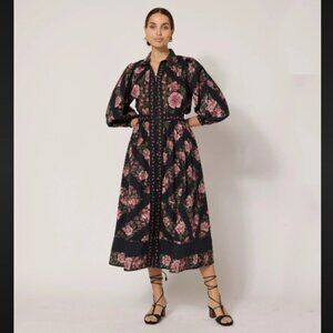 NWT Cleobella Juliet Print Gillian Midi Dress Size XSmall